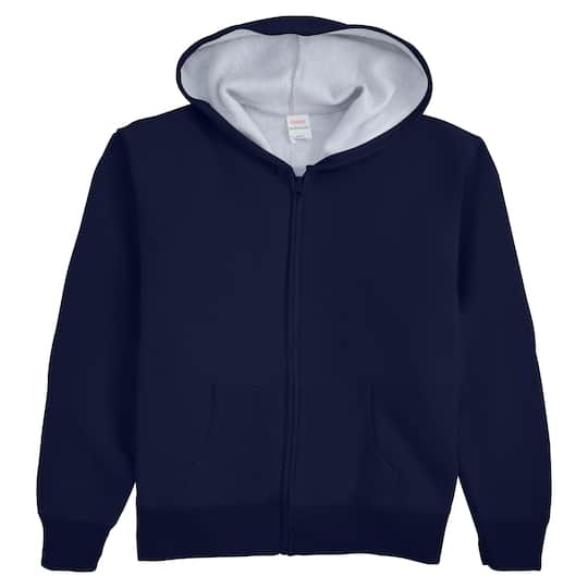 Hanes EcoSmart Full-Zip Women's Hoodie in Navy Blue | Large | Michaels®